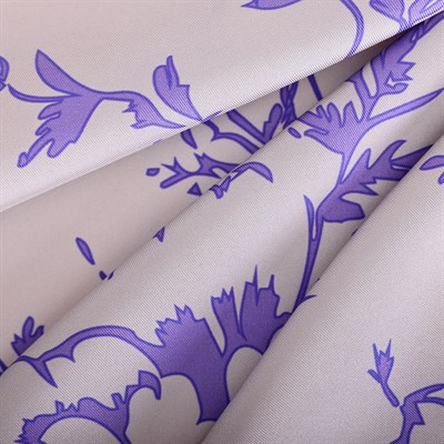 Clove Desen İpek Twill Eşarp