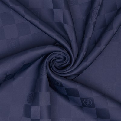 Damalı Jakarlı İpek Twill Eşarp