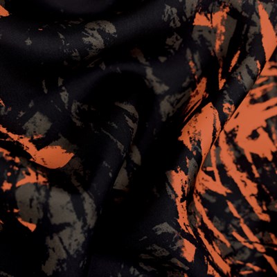Fırça Darbesi Desen İpek Twill Eşarp