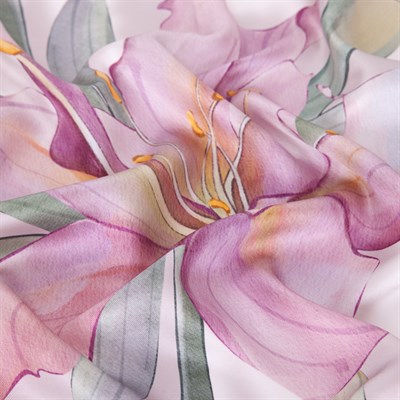 Nilüfer Desen Exclusive İpek Twill Eşarp