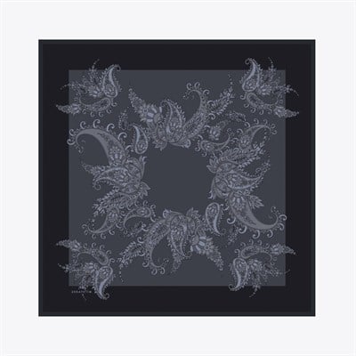 Shawl Desen İpek Twill Eşarp