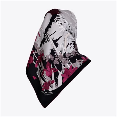 Summer Desen Exclusive İpek Twill Eşarp