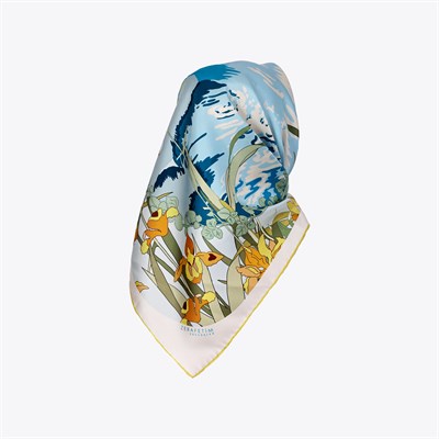 Summer Desen Exclusive İpek Twill Eşarp