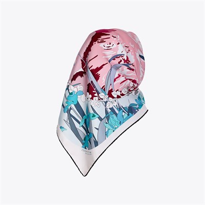 Summer Desen Exclusive İpek Twill Eşarp