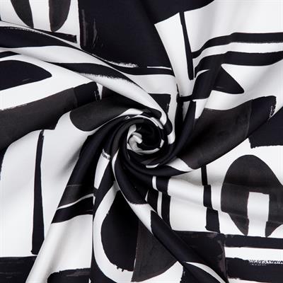 Yapıtaşı Desen İpek Twill Eşarp