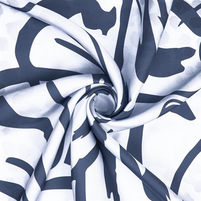 Zebra Desen İpek Twill Eşarp