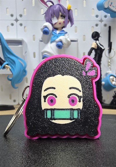 Nezuko Clicker Anahtarlık