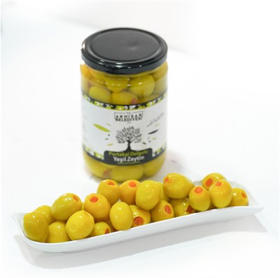 NATUREL- PORTAKAL DOLGULU  DOMAT YEŞİL ZEYTİN