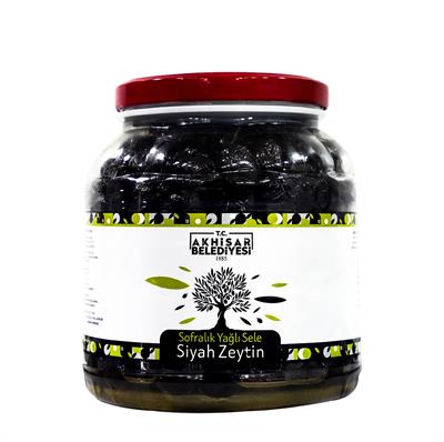 Sofralık Yağlı Sele Siyah Zeytin