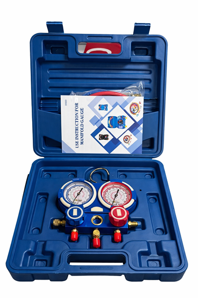 Manifold Takımı MG-002 134A / 410A | Klima Gaz Dolum SetiMANİFOLD TAKIMI MG-002 134a/410A