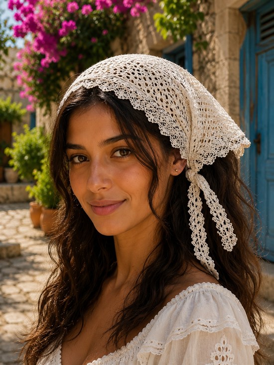 Üçgen Fistolu Bandana