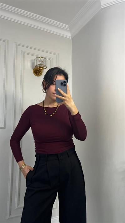 3 Düğmeli Pantolon Dabıl Kumaş Siyah