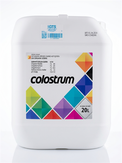 Colostrum 20 lt Hayvansal Menşeili Amino Asit DOĞA TARIMColostrum 20 lt Hayvansal Menşeili Amino Asit 