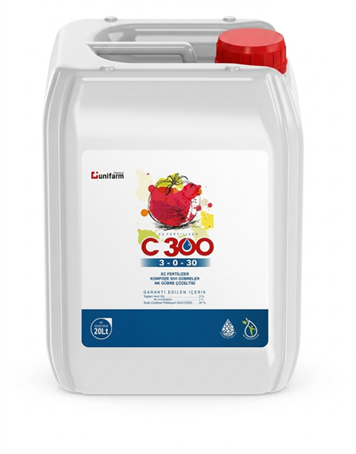 Unifarm C 300 3-0-30 20 Lt: Potasyum GübresiUnifarm C 300 3-0-30 20 Lt: Potasyum GübresiUNİFARMUnifarm C 300 3-0-30 20 Lt: Potasyum Gübresi