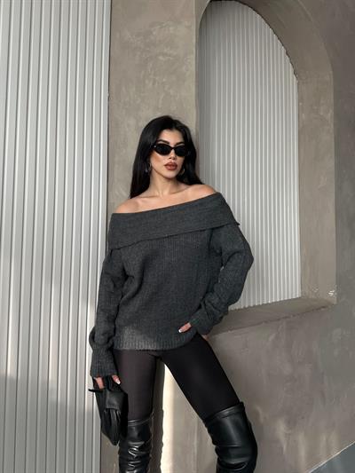 Madonna Yaka Triko Kazak Antrasit
