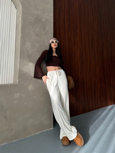 Oysho Çimalı Pantolon Krem