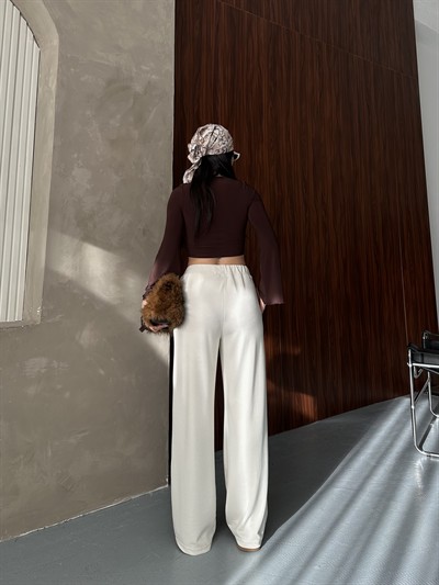 Oysho Çimalı Pantolon Krem