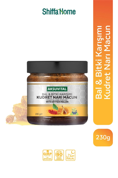 Aksuvital Bal Bitki Karışımı Kudret Narı Macunu 230 G