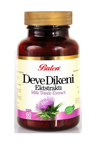 Deve Dikeni Ekstraktı Kapsülü  Devedikeni 60 Kapsül 375 Mg