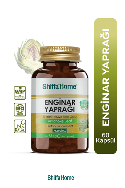Enginar Yaprağı Kapsül 590mg X 60 Enginar Kapsülü Enginar Hapı