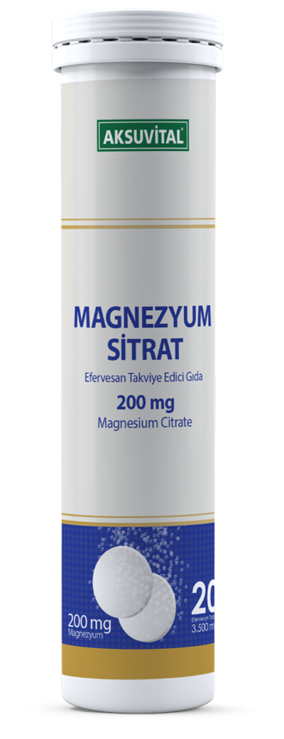 Magnezyum Sitrat Efervesan 20 Tablet M03045