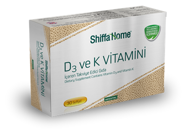 Shiffa Home D3 Ve K Vitamini 1300 mg 30 Kapsül