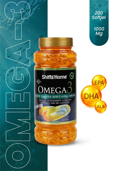 Shiffa Home Omega 3 1000 mg 200 Kapsül 2'li
