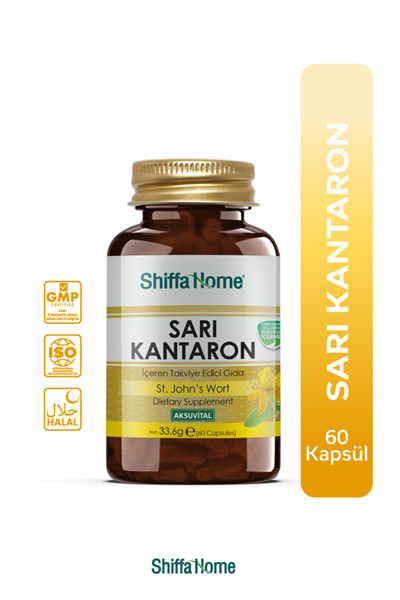 Shiffa Home Sarı Kantaron 60 Kapsül