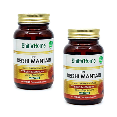 Shiffa Home UPR Reishi Mantarı 60 Kapsül 2'li Paket