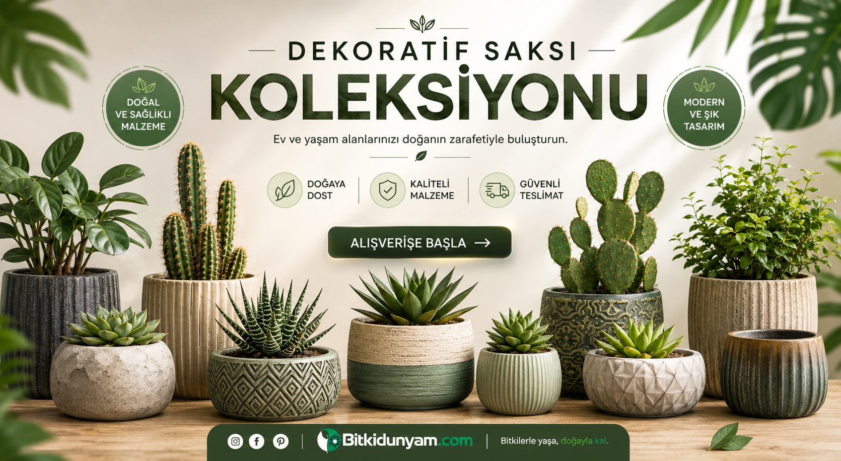 Dekoratif Saksılar