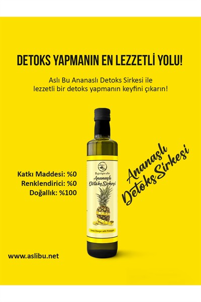 Ananaslı Detox Sirkesi 2x500 Ml.