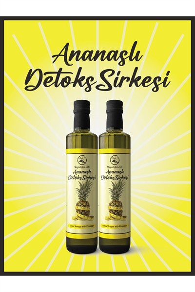 Ananaslı Detox Sirkesi 2x500 Ml.