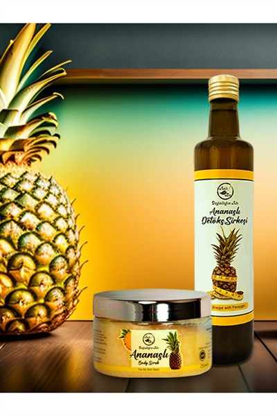 Ananas Sirkesi Detoks Sirke ve Ananaslı Scrub