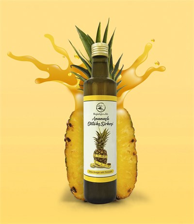 Aslı Bu Ananaslı Detoks Sirkesi %100 Doğal Fermentasyon