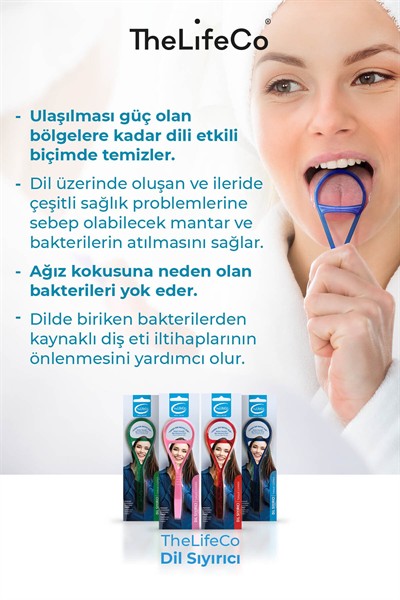 Dil Sıyırıcı(TEMİZLEYİCİ) (DİL TEMİZLEYİCİ) 2li Paket - Mavi & Yeşil