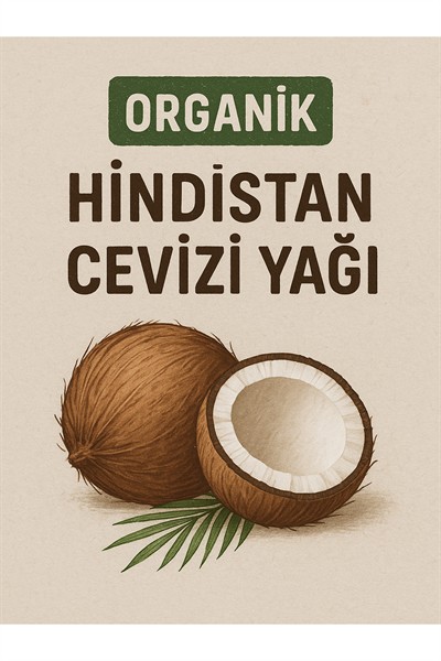 Hindistan Cevizi Yağı Organik Hindistan Cevizi Yağı 337 Ml.