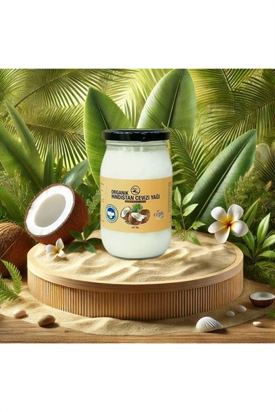 Hindistan Cevizi Yağı Organik Hindistan Cevizi Yağı 166 Ml.