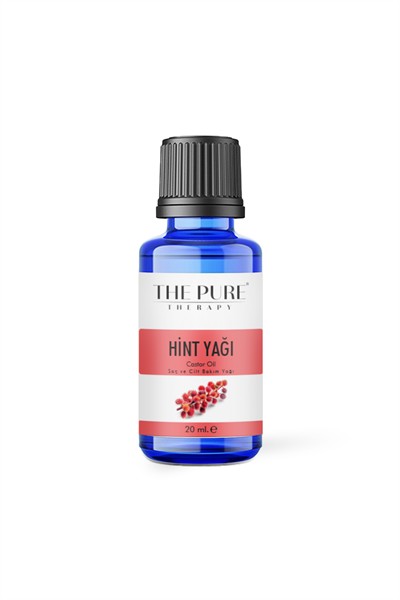 Hint Yağı Soğuk Sıkım Bakım Yağı %100 Castor Yağı 20 ml.