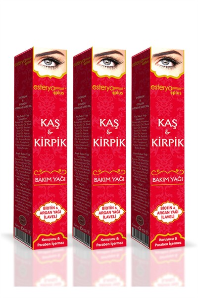 Kaş Ve Kirpik Bakım Yağları 20ml (3 LÜ SET)