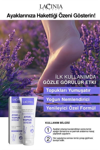 Lavanta Özlü Ayak Ve Topuk Kremi 75 ml