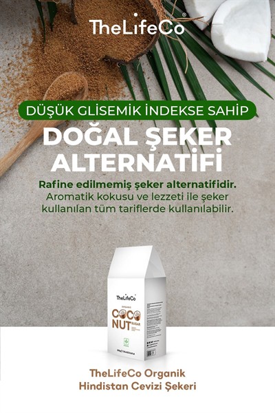 Organik Hindistan Cevizi Şekeri 300 G (DOĞAL, GLÜTENSİZ, VEGAN, DÜŞÜK GLİSEMİK INDEKS)