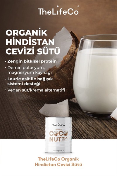 Organik Hindistan Cevizi Sütü 400ml