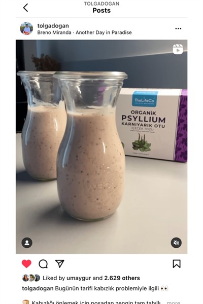 Organik Psyllium Içecek Tozu 250gr