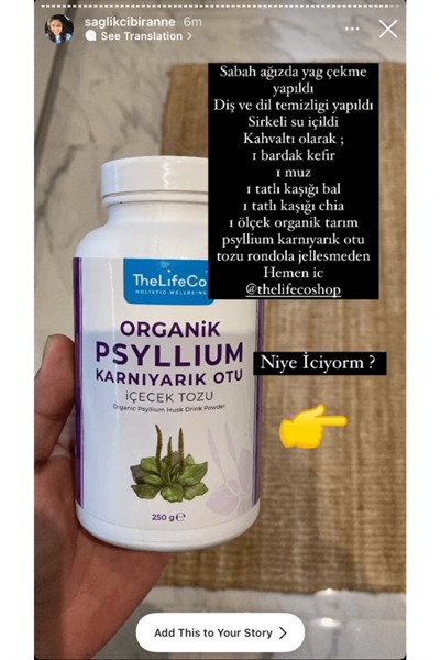 Organik Psyllium Içecek Tozu 250gr