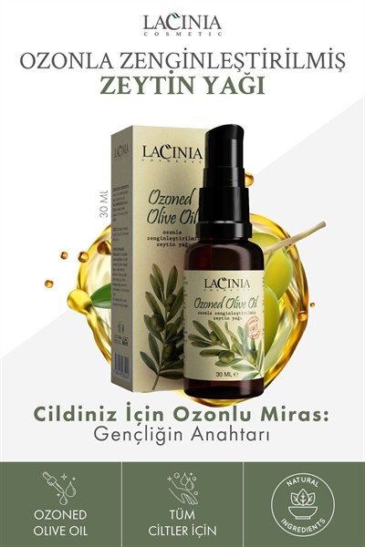 Ozonla Zenginleştirilmiş Zeytin Yağı 30 ml El Yüz Ve Vücut Bakımında Kullanıma Uygundur