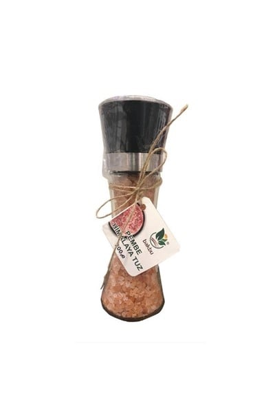 Pembe Himalaya Tuzu 200gr Cam Değirmen Öğütücü