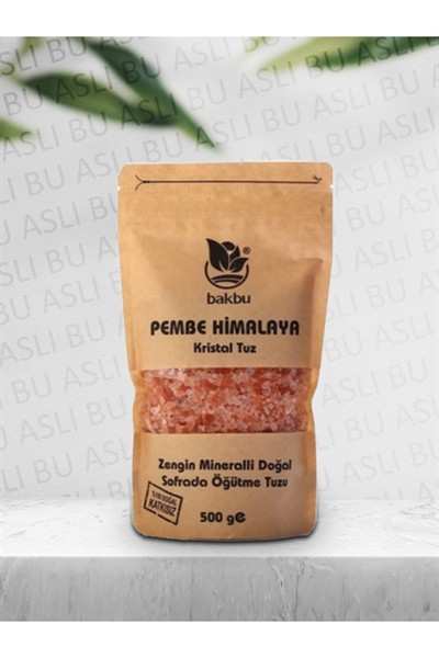 Zengin Mineralli Pembe Himalaya Kristal Tuzu 500gr