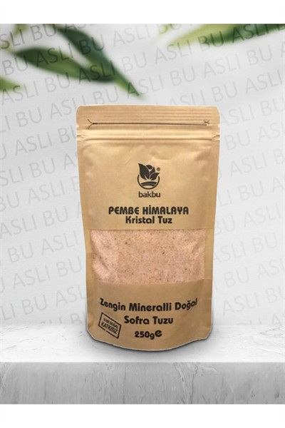 Zengin Mineralli Pembe Himalaya Kristal Tuzu 250 gr