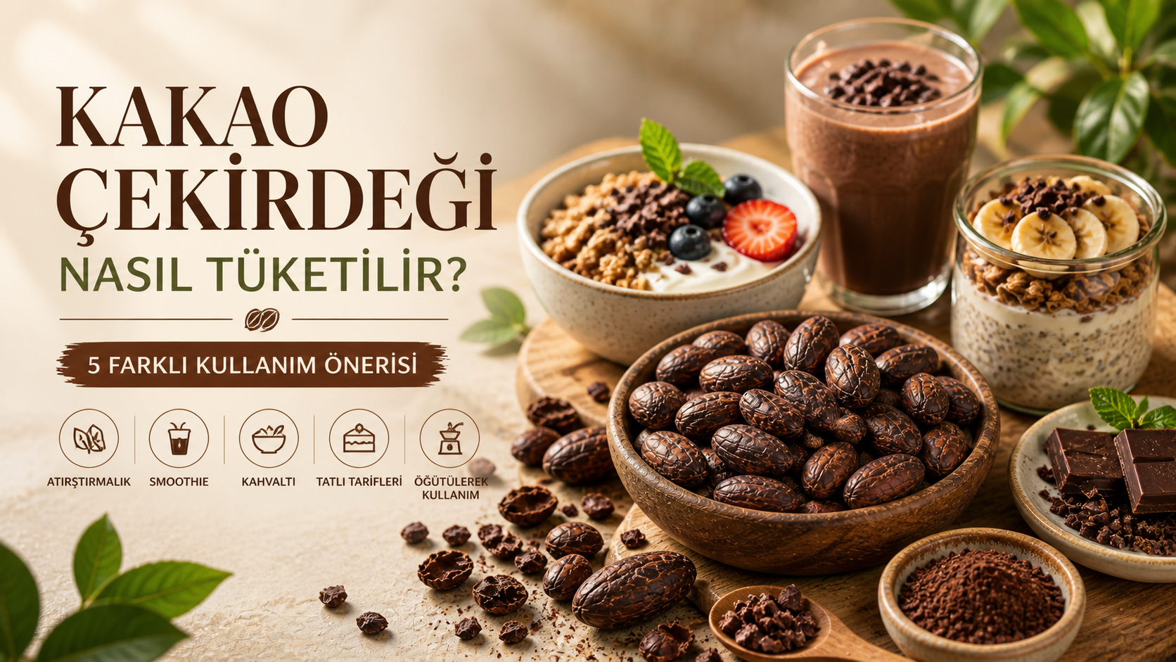 Kakao çekirdeği,Kakao çekirdeği nasıl kullanılır,Kakao,Ham kakao çekirdeği
