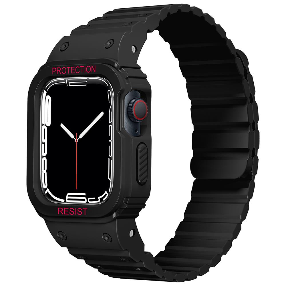 Apple Watch 38mm KRD-142 Airbag Tasarımlı Kasa Koruyuculu Silikon Kordon